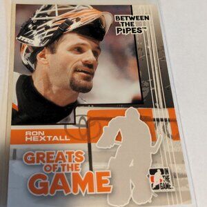 2008 Ron Hextall - Greats of the game card.
